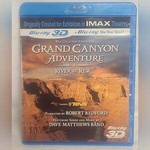 IMAX Blu-Ray 3D DVD "Grand Canyon Adventure" Played Once - MINT Condition